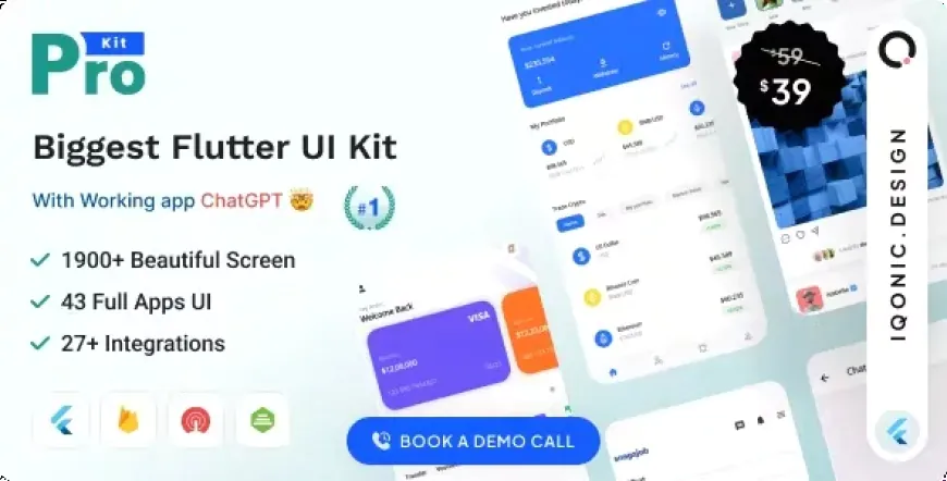 ProKit Flutter – Best Selling Flutter UI Kit with Chat GPT App (v6.7.0)