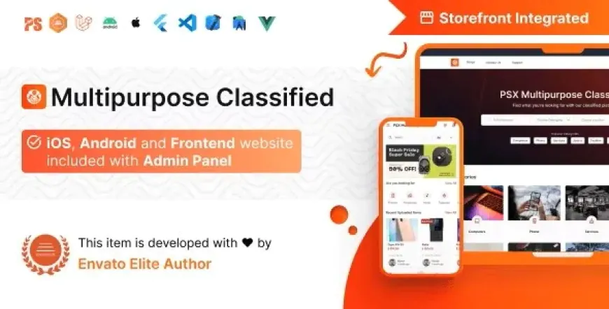 Multipurpose Classified App: Buy, Sell, Ecommerce like Olx, Mercari, Offerup, Carousell (v1.4.6 )