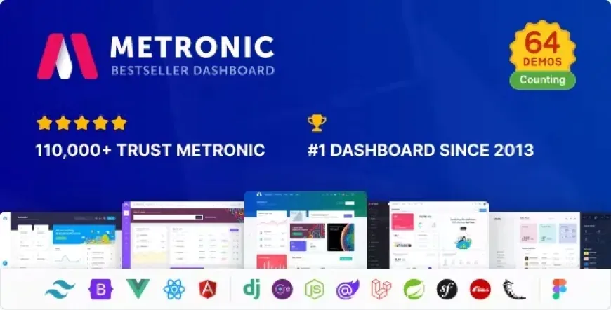 Metronic | Tailwind, Bootstrap, React, Vue, Angular, Asp.Net & Laravel Admin Dashboard HTML Template (v8.2.6)